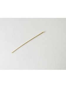 Head Pin 1.5 -38mm 0.7mm Gold Plated