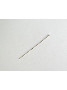 Head Pin 1.5  38x0.8mm Silver Plated
