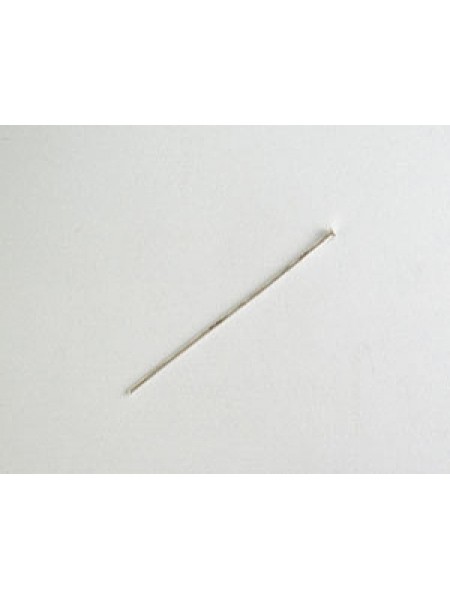 Head Pin 1.5  38x0.8mm Silver Plated