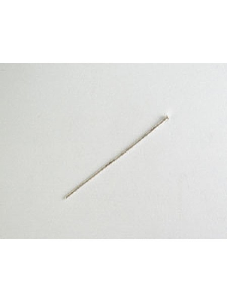 Head Pin 1.5 38x0.8mm Silver Plated
