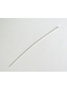 Head Pin 2.5 (63mm) 0.7mm Silver plated