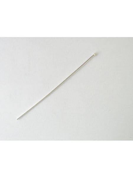 Head Pin 2  (50x0.8mm) Silver Plated NF