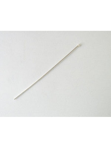 Head Pin 2 (50x0.8mm) Silver Plated NF