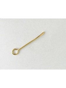 Eye Pin 0.75 -19mm Gold plated