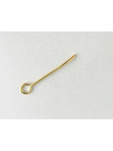 Eye Pin 0.75 -19mm Gold plated