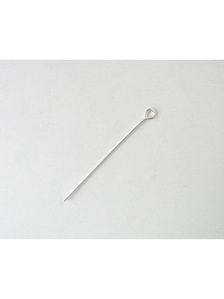 Eye Pin 1.5 (38mmx0.7mm) Silver Plated