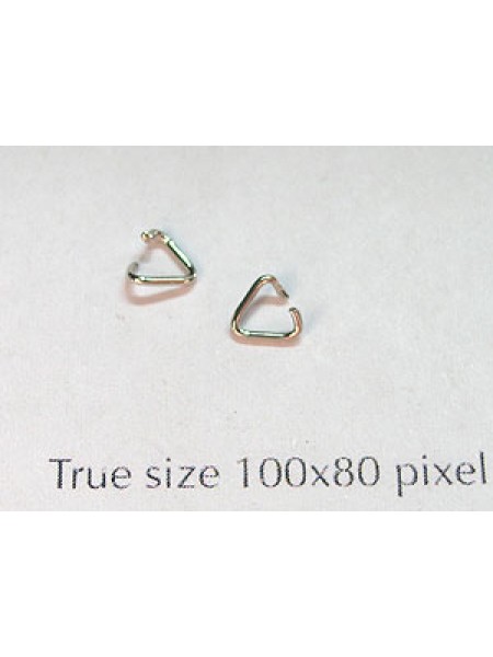 Triangle 4mm Nickel Plated Joblot