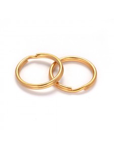 Split ring Stainless-304 20mm Golden