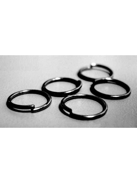 Jump Ring (Iron) 10mm Black Nickel