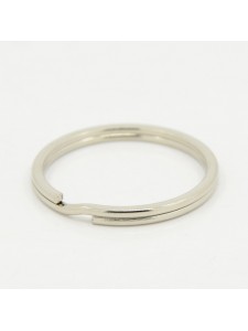 Split ring 30mm Steel Platinum colour