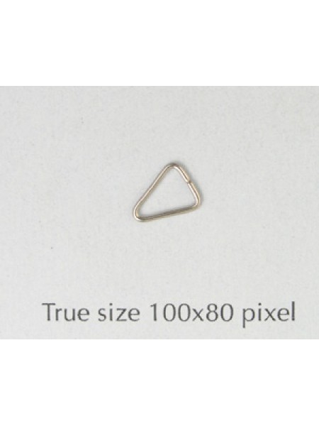 Triangle Iron H:7.5mm D:0.6mm Nickel Pl
