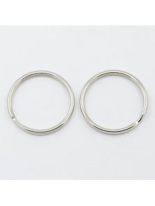 Split ring 25x2mm Steel Platinum colour