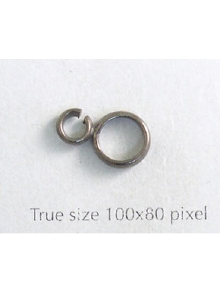 Double Soldered Ring Black Nickel NF