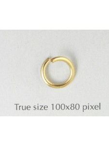 Jumpring Iron 1.5x10mm Gold Plated