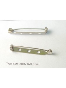 Brooch Pin 1.5 inch Nickel Plated