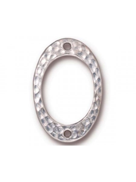 LINK HAMMERTONE DRILLED OVAL RB