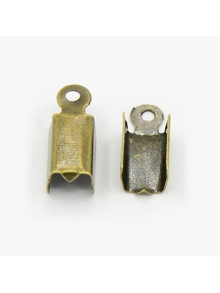 Necklet End 12x4x4mm Anti Brass NF