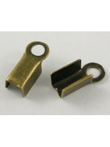 Necklet End 3x6mm Antique Brass NF