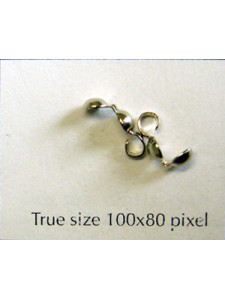 Necklet End Nickel Plated