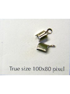 Necklet End Nickel Plated