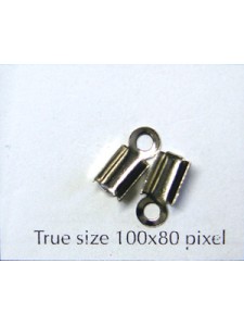 Necklet End Nickel Plated