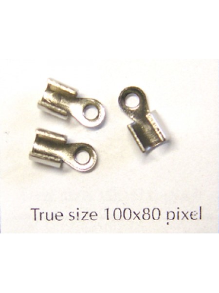 Necklet End Nickel Plated