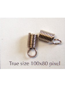 Spring End 7x3.5mm Nickel Plated