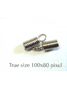 Spring End 7x3mm Nickel Plated