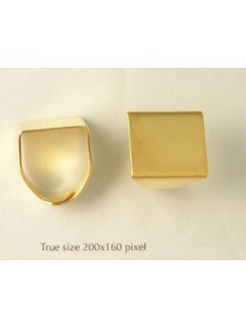 Finger Ring adjustable Square GP N Free