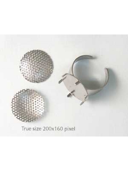 Ring Base with Sieve Nickel Pl.  N/Free