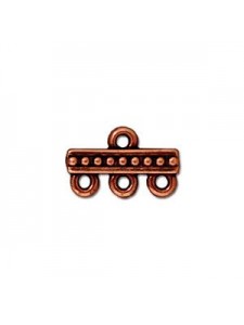 Link Beaded design 3-1 Antique Copper