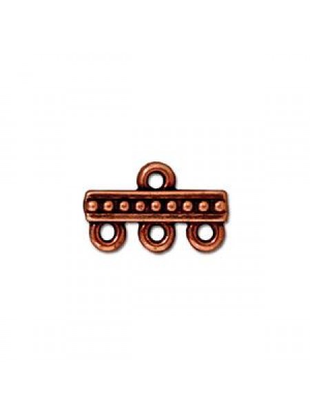 Link Beaded design 3-1 Antique Copper