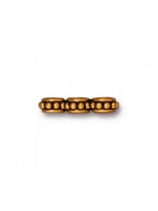 LINK BEADED 3 HOLE Antique Gold