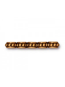 LINK BEADED 5 HOLE Antique Gold