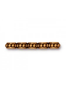 LINK  BEADED 5 HOLE  Antique Gold