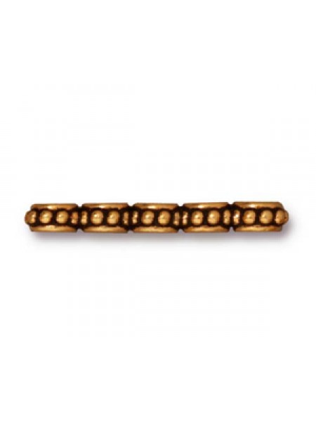 LINK  BEADED 5 HOLE  Antique Gold