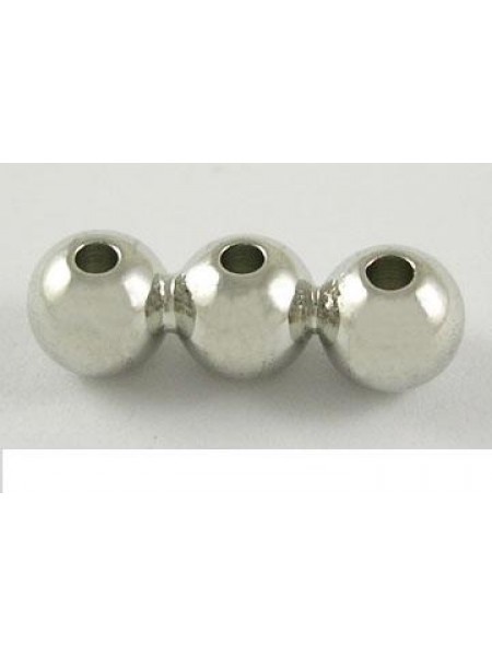 Spacer Beads 3x5mm H1.2mm Nickel Plated