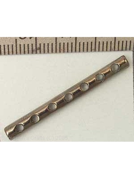 Spacer Bar Round 7-hole Black Ni.- NF