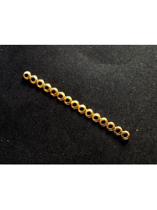 Spacer Bar 15 hole Gold plated