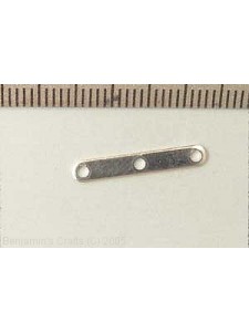 Spacer Bar 3 Row Silver Plated