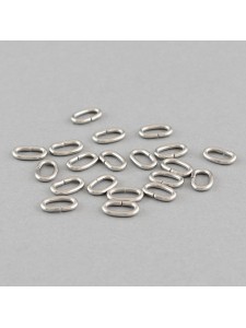 Jump Ring Oval 304 Stainless 8x5x1.2mm