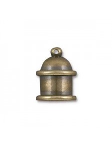 Cord End Brass Pagoda ID 8mm Anti Brass