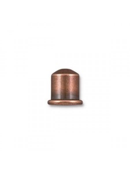 Cord End Brass Cupola ID 6mm Anti Copper