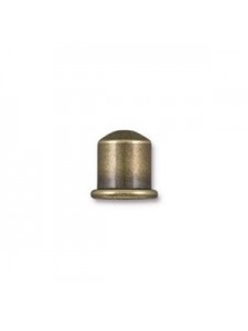 Cord End Brass Cupola ID 6mm Anti Brass