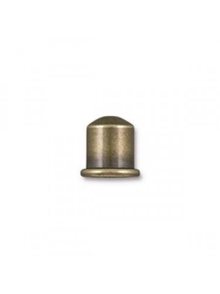 Cord End Brass Cupola ID 6mm Anti Brass