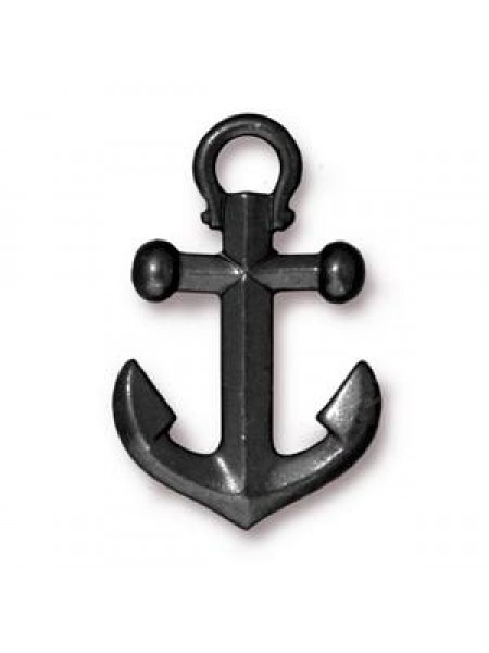 Drop Anchor Pendant  Black