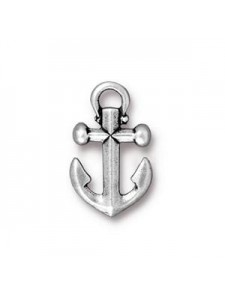 Anchor Charm Antique Silver