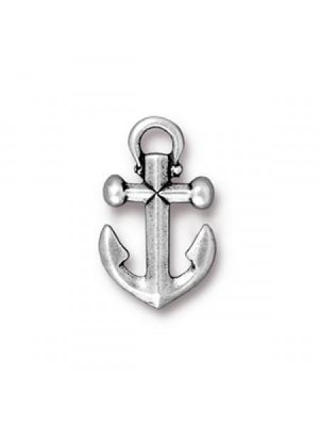 Anchor Charm Antique Silver