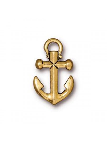 Anchor Charm Antique Gold