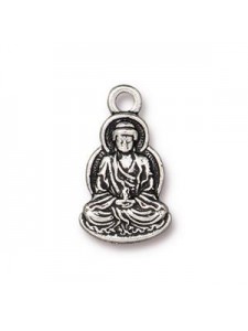 Charm Buddha Antique Silver
